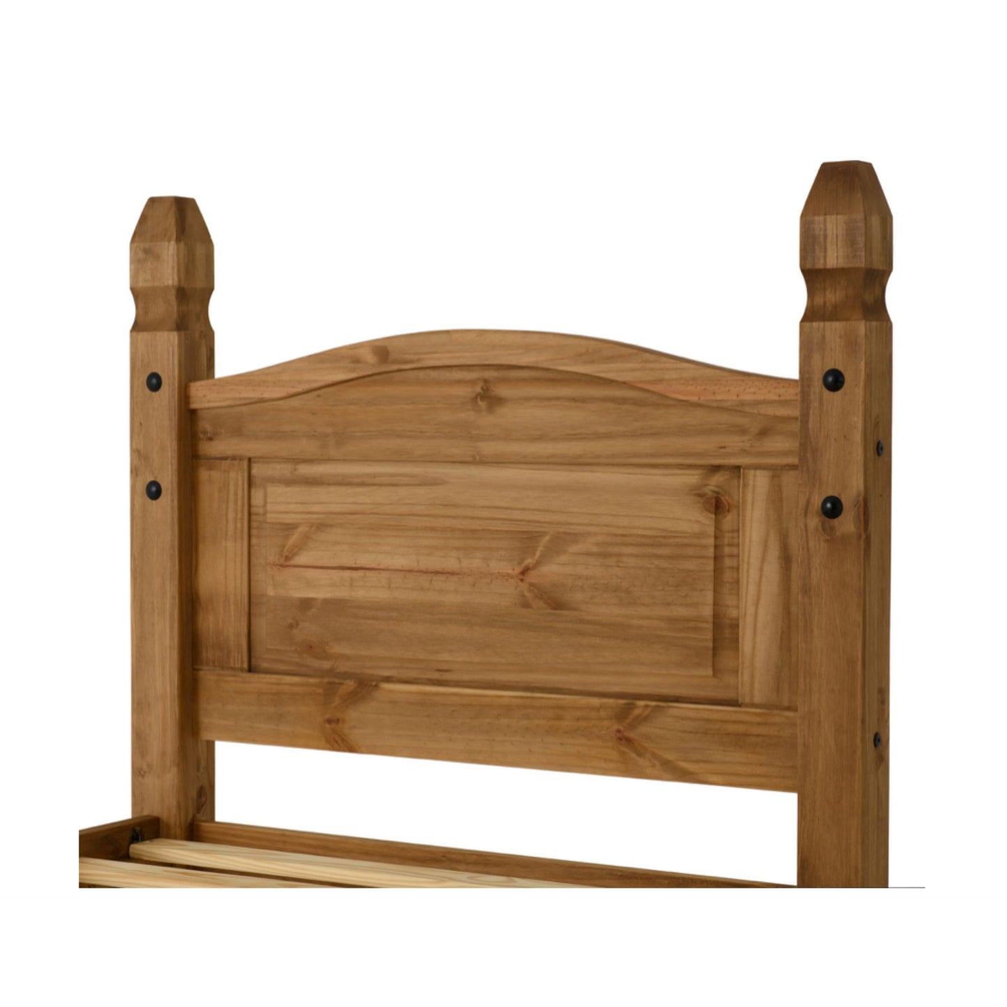 Corona 3ft bed with High Foot End Aged Pine