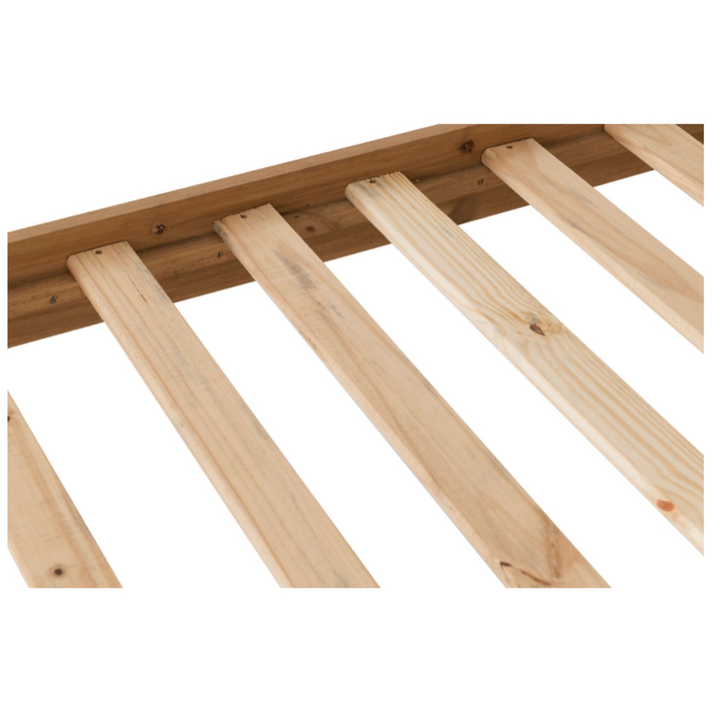 Monaco High Foot End Waxed Pine Double