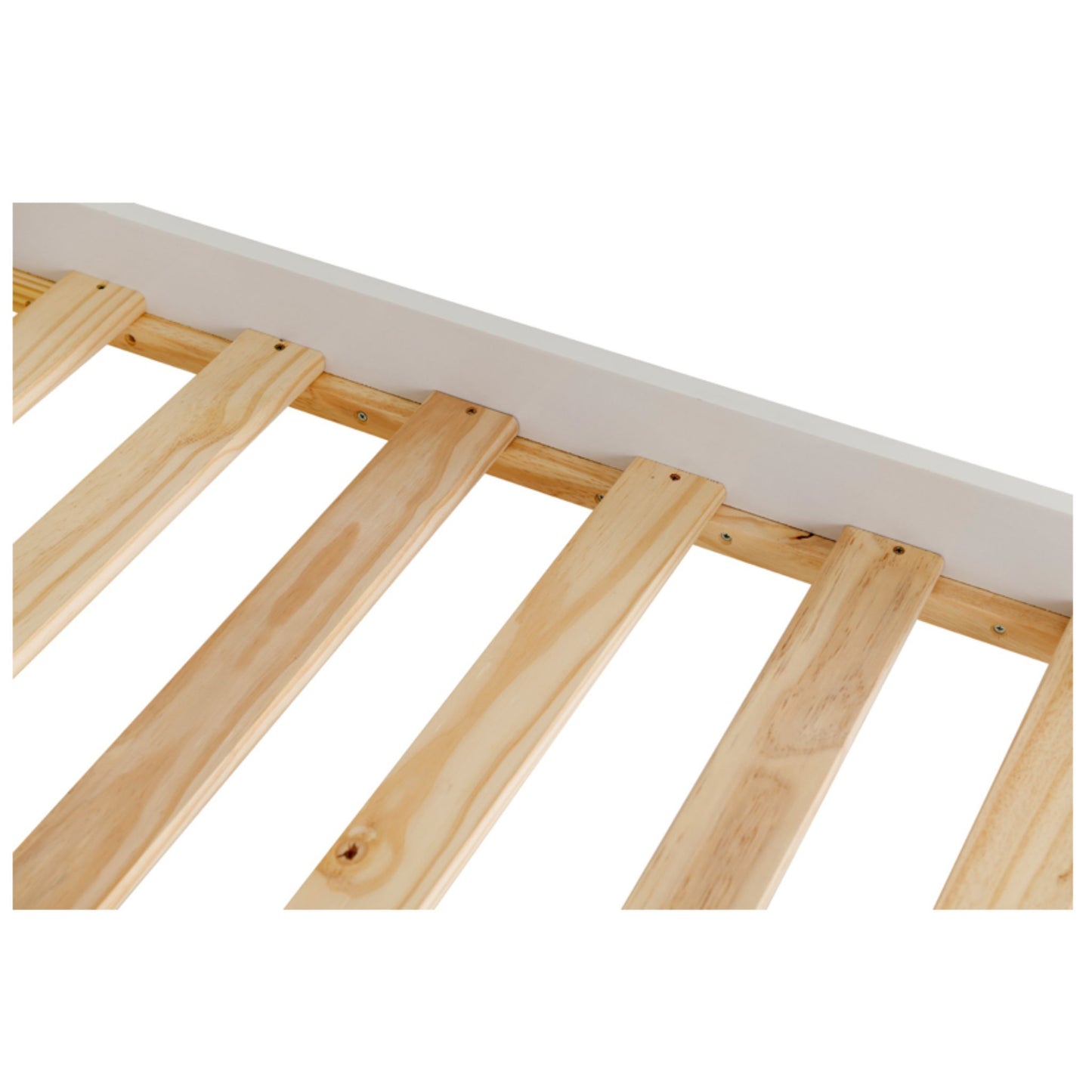 Monaco Single Bed with low foot end in White