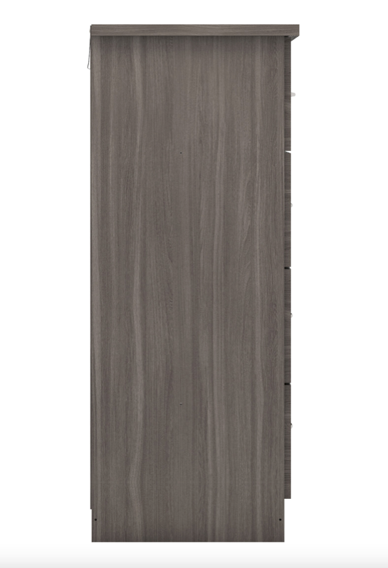 Nevada 3+2 Chest of Drawers in Black Grain