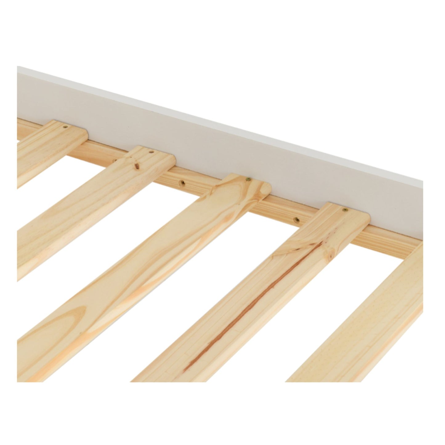 Monaco High Foot End Single Bed Finished in White