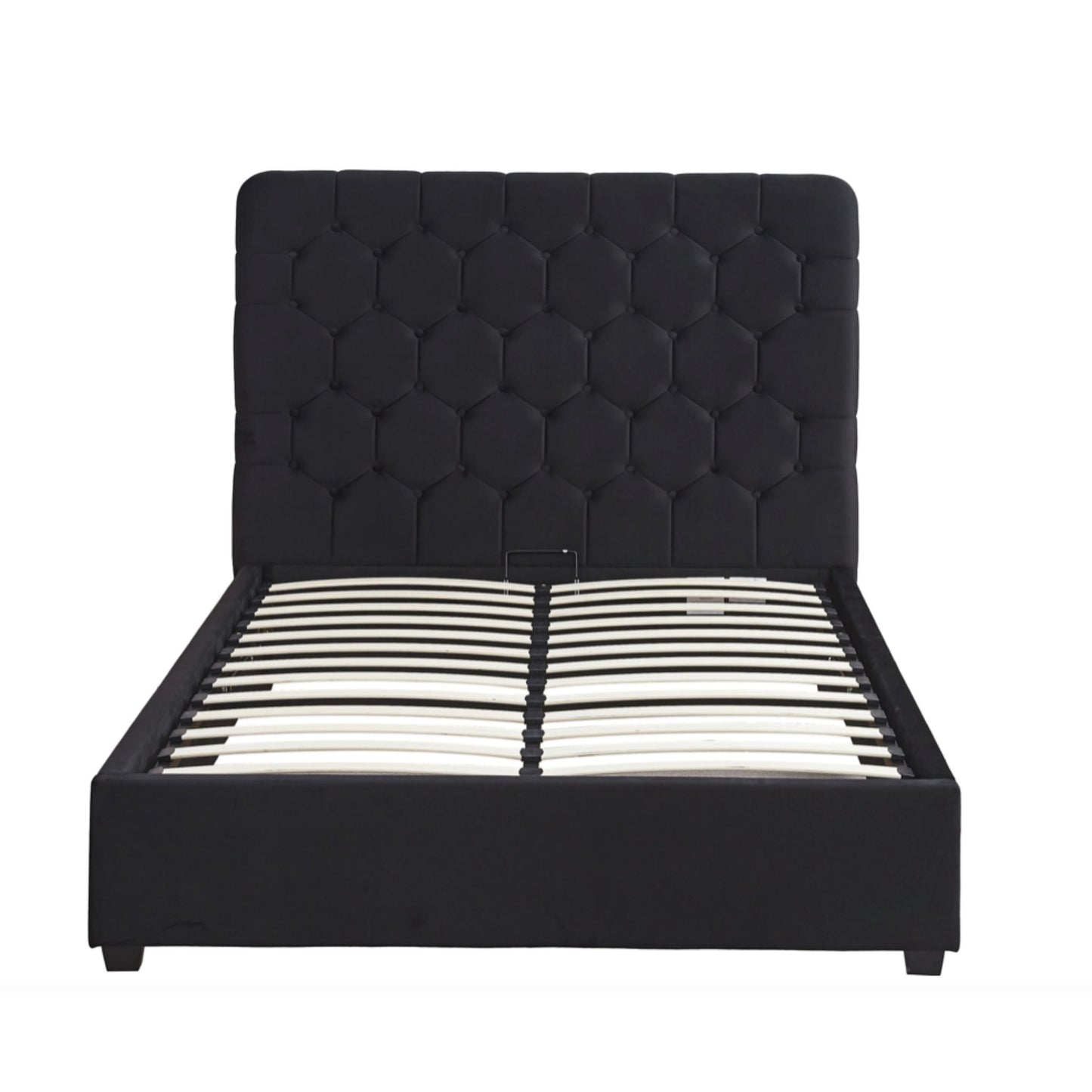 Madison black 4'6 Storage Bed