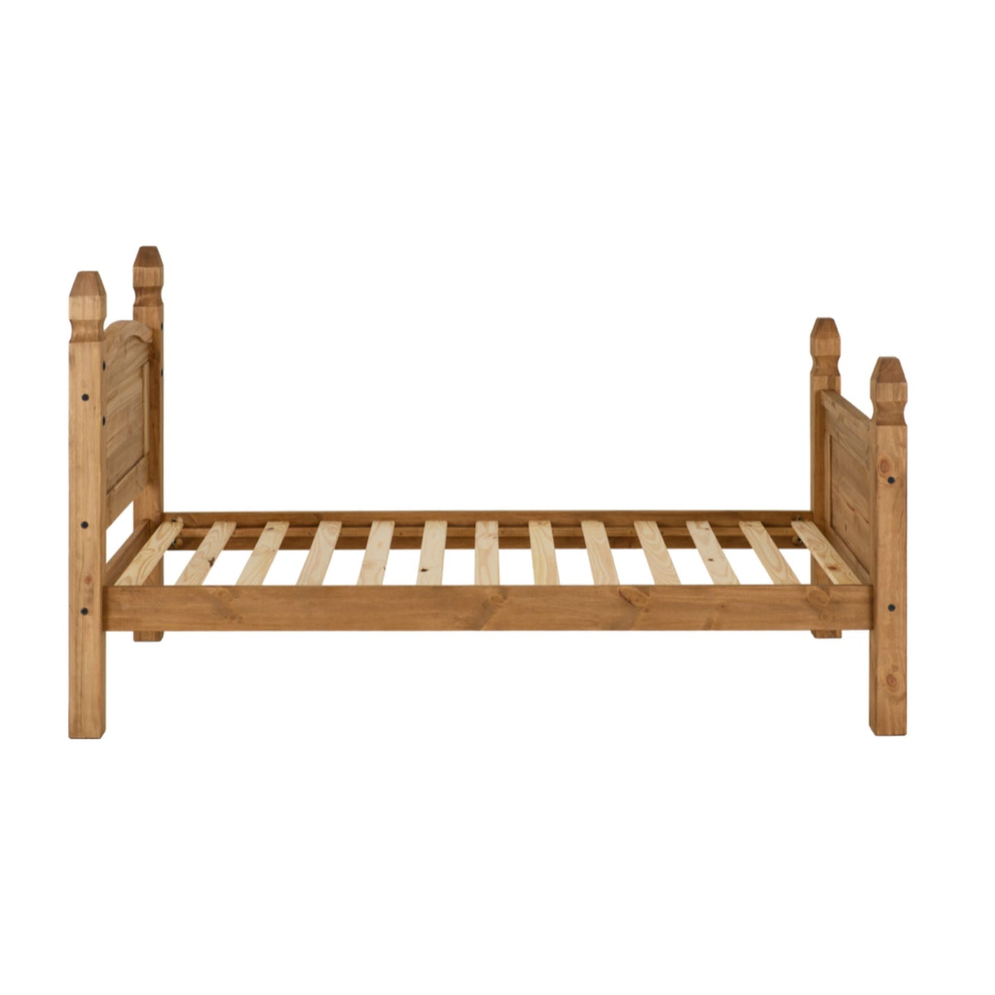 Corona 3ft bed with High Foot End Aged Pine