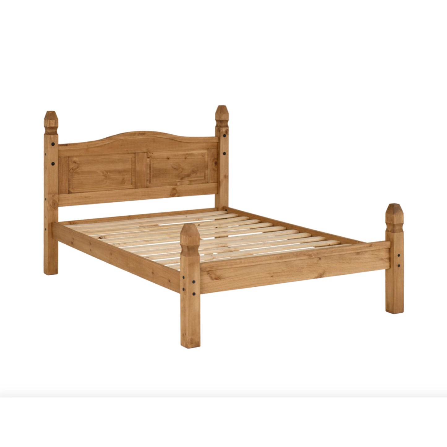 Corona 4"6 Bed in aged Pine Low Foot End