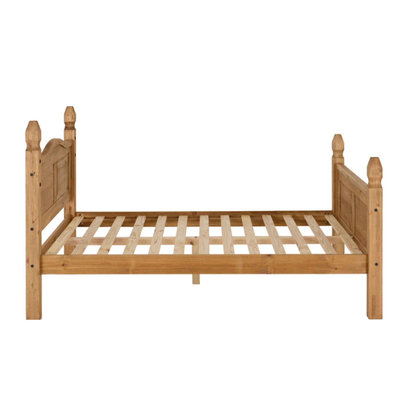 Corona 4"6 Bed High Foot End, Aged Pine Effect
