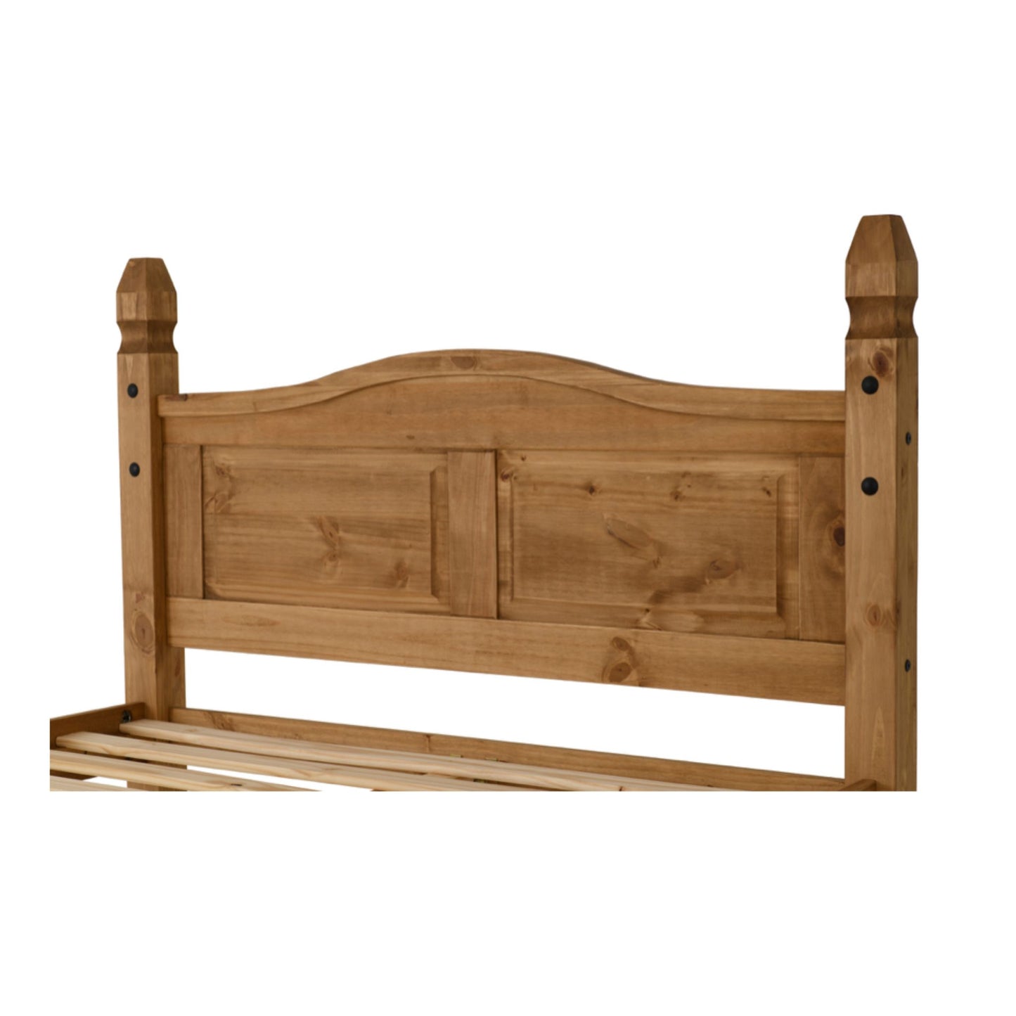 Corona 4"6 Bed High Foot End, Aged Pine Effect