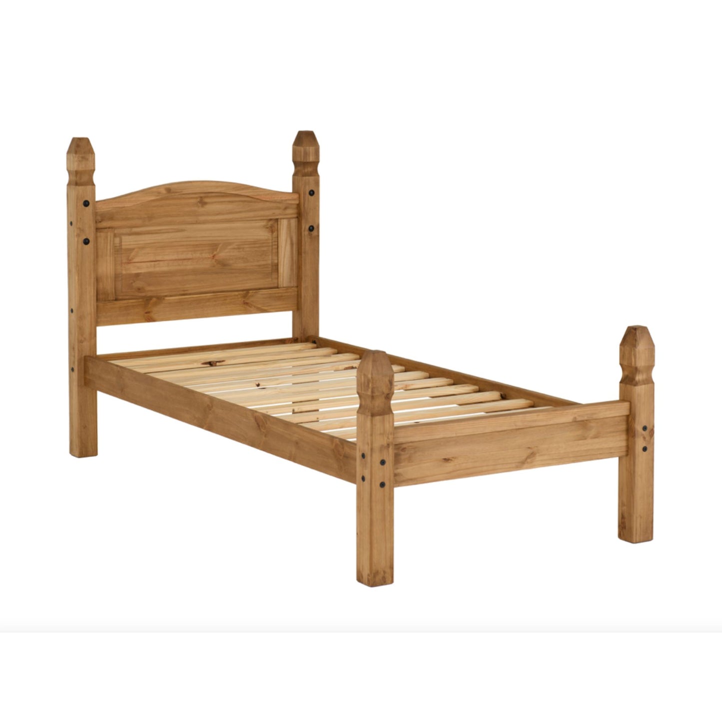 Corona 3Ft Bed in Aged Pine Low Foot End