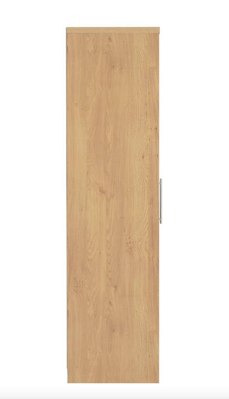 Seville Grey Veneer 2 Door Wardrobe