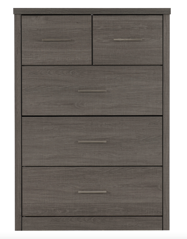Lisbon 3+2Drawer Cabinet Black Grain