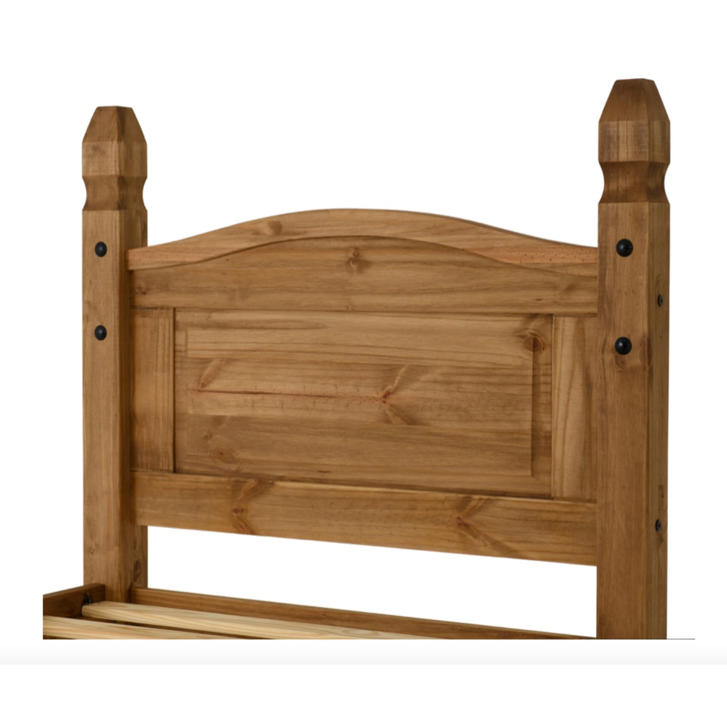 Corona 4"6 Bed in aged Pine Low Foot End