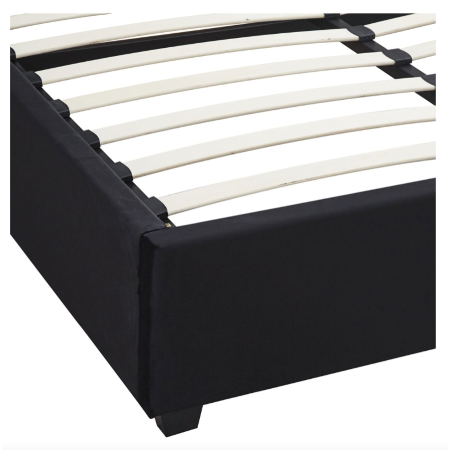 Madison black 4'6 Storage Bed