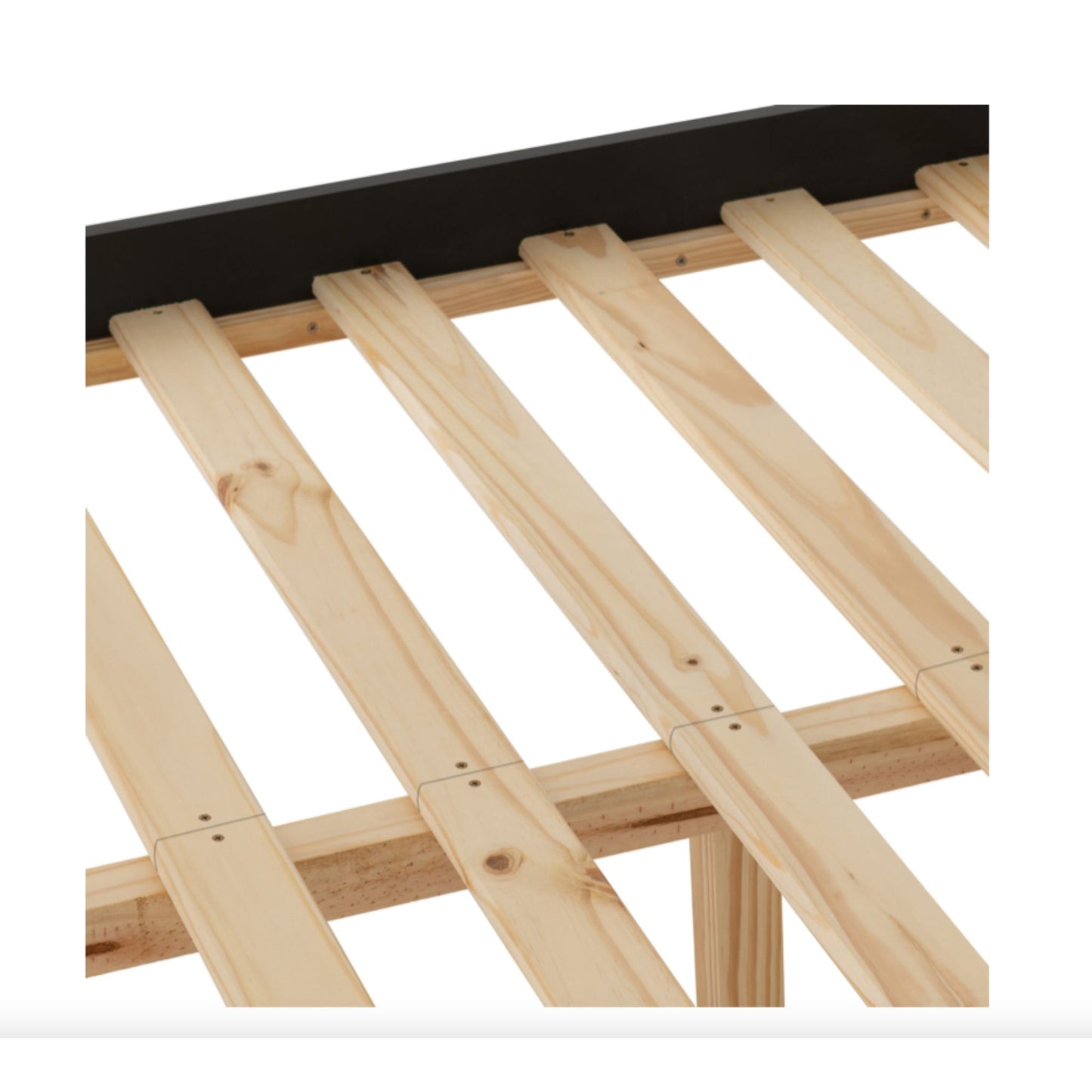 Monaco High Foot End Grey Double Bed In Grey Lacquer and Oak