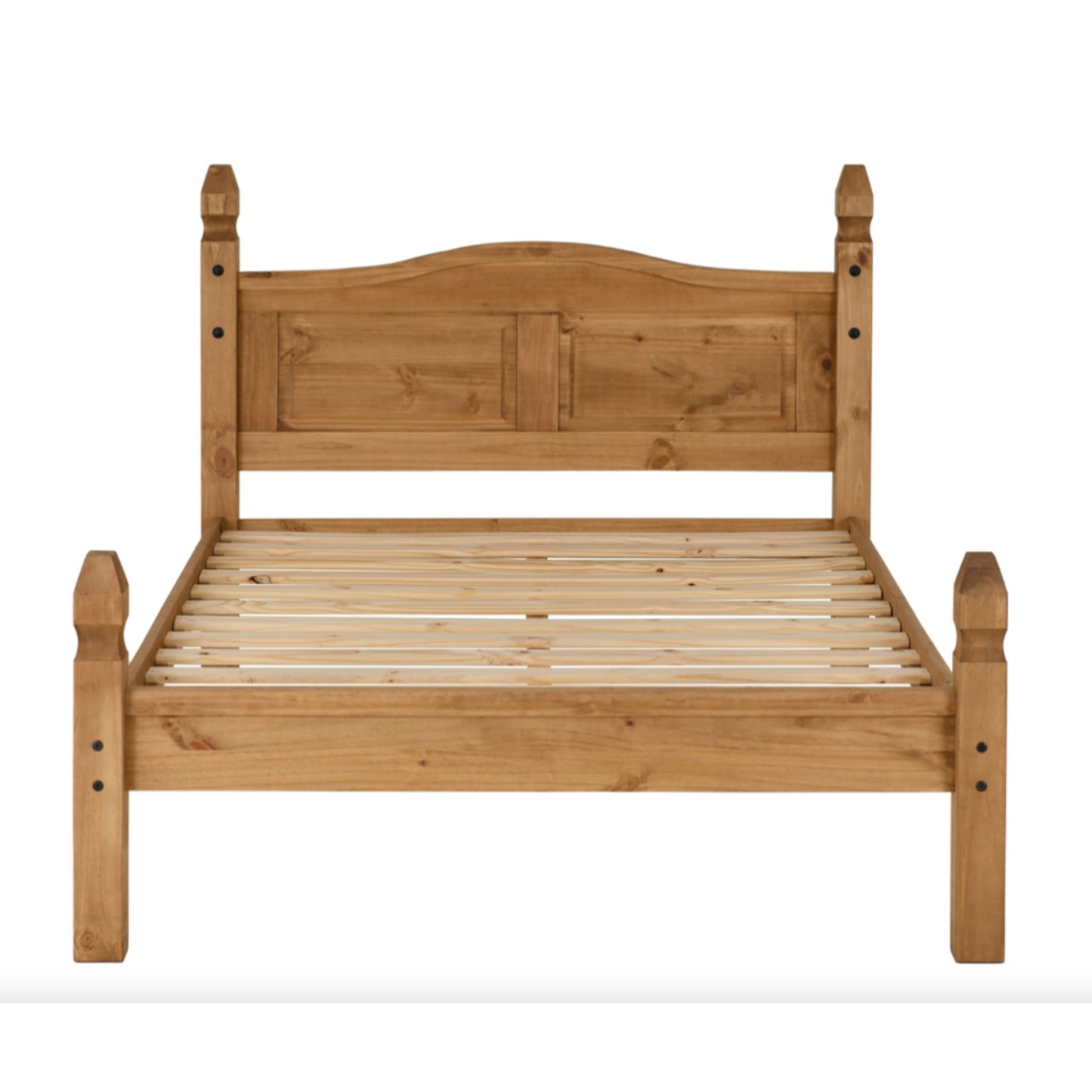 Corona 4"6 Bed in aged Pine Low Foot End